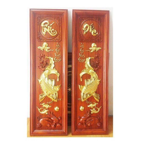 Tranh Lý Ngư Vọng Nguyệt Cao 1Met Ngang 30